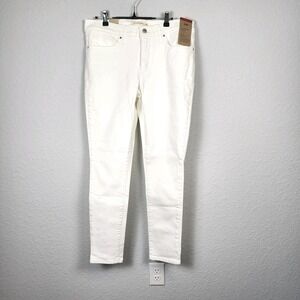 Levi's 311 Shaping Skinny Womens‎ Mid-Rise Jeans White 32x30 Classic Stretch NEW